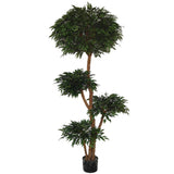 180cm Artificial Fire Retardant Ruscus Tree With 4173 Leaves