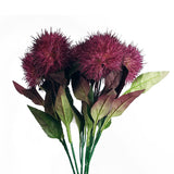 70cm Globe Thistle Faux Ball Artificial Flower Stem