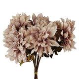 55cm Artificial Faux Dahlia Flower Stem
