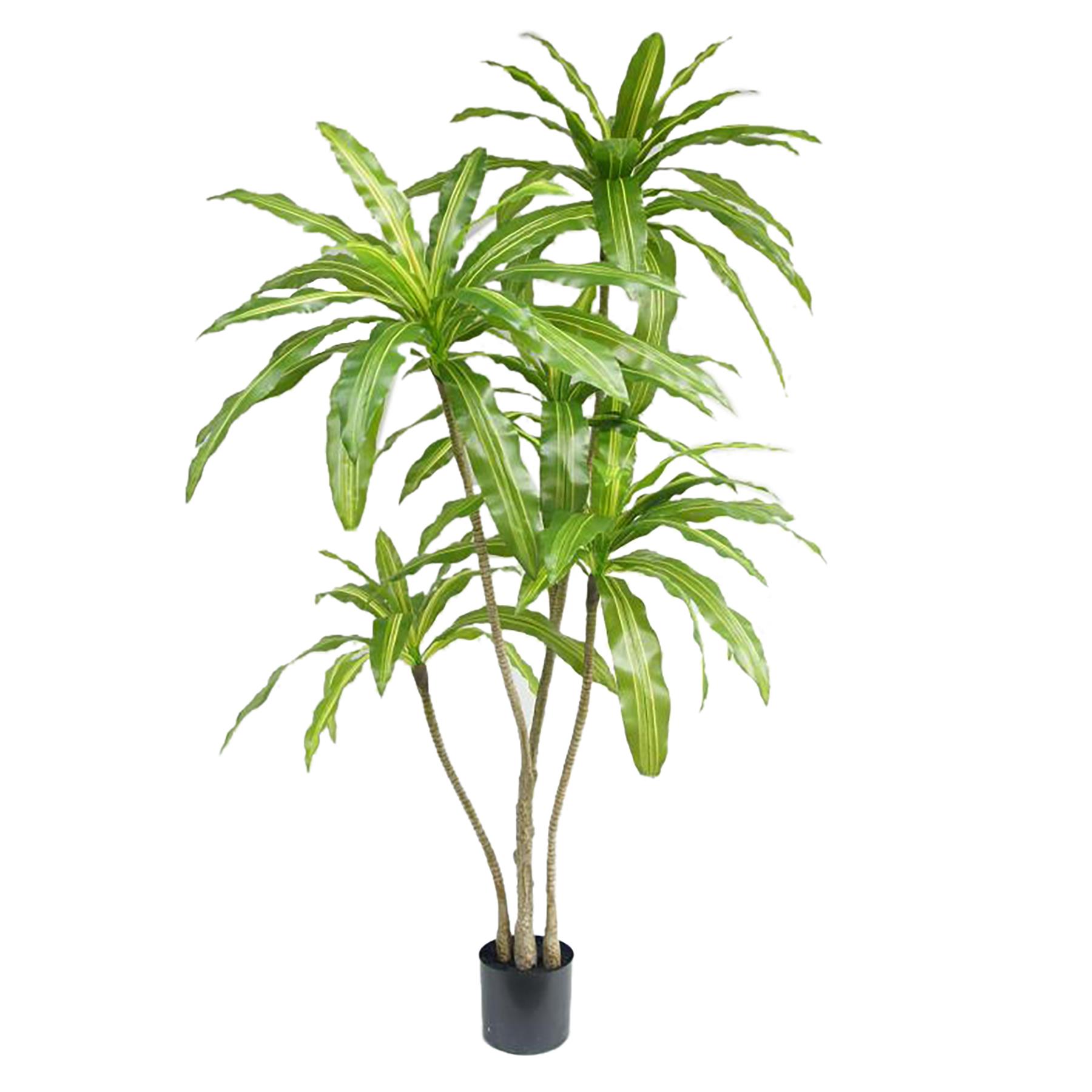 striped palm plant 180cm Striped Dracaena Realistic Artificial Tree