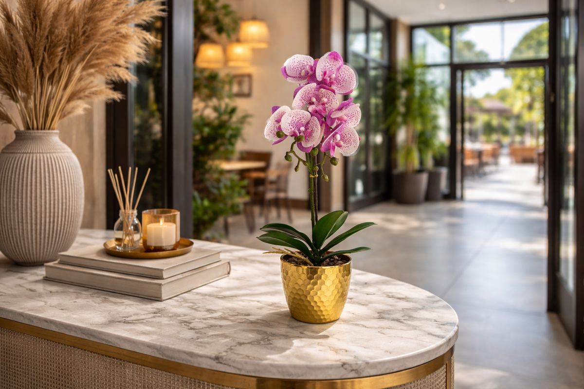 Styling Artificial Plants in Hallways and Corridors