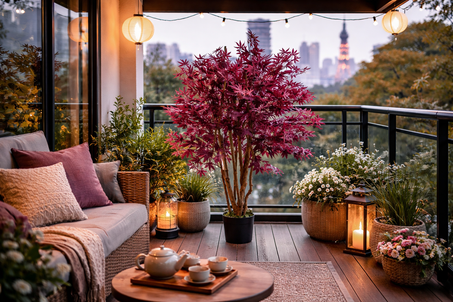 How Artificial Plants Create Symmetry in Interior Design