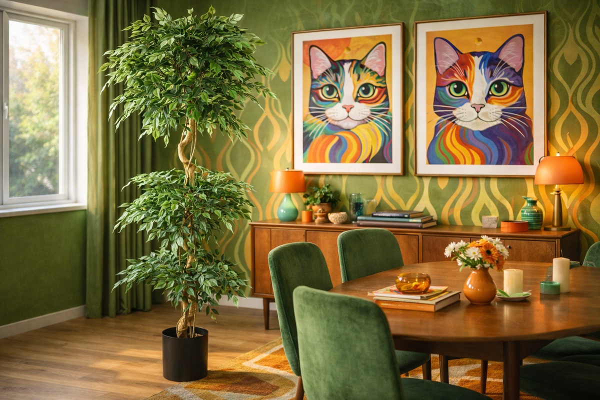 How Artificial Plants Balance Large Rooms
