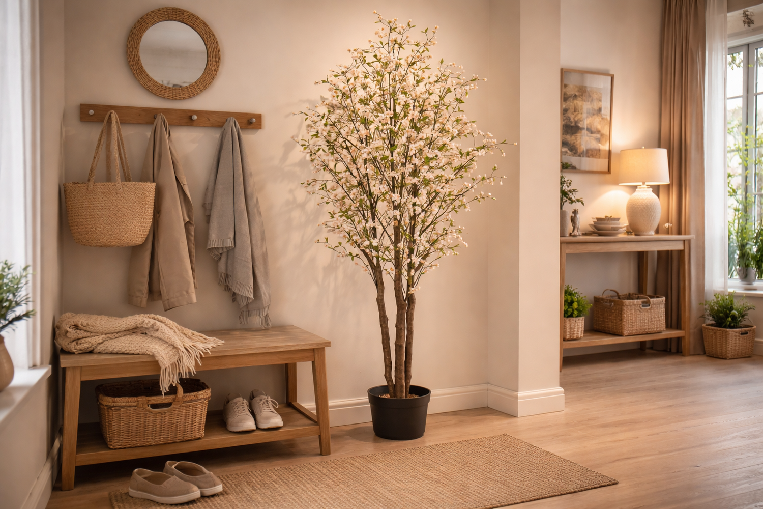 Using Artificial Plants to Define Zones in Open-Plan Homes