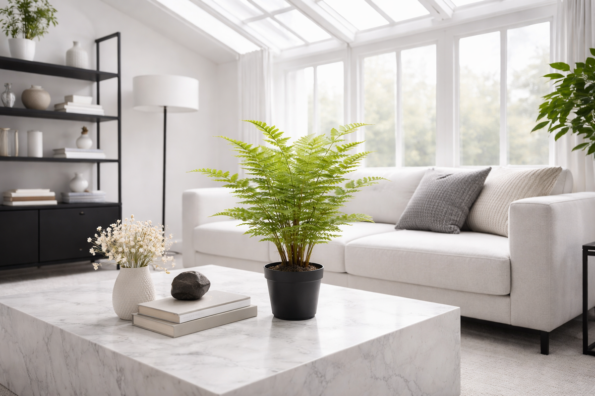 Decorating Modern Apartments with Artificial Plants