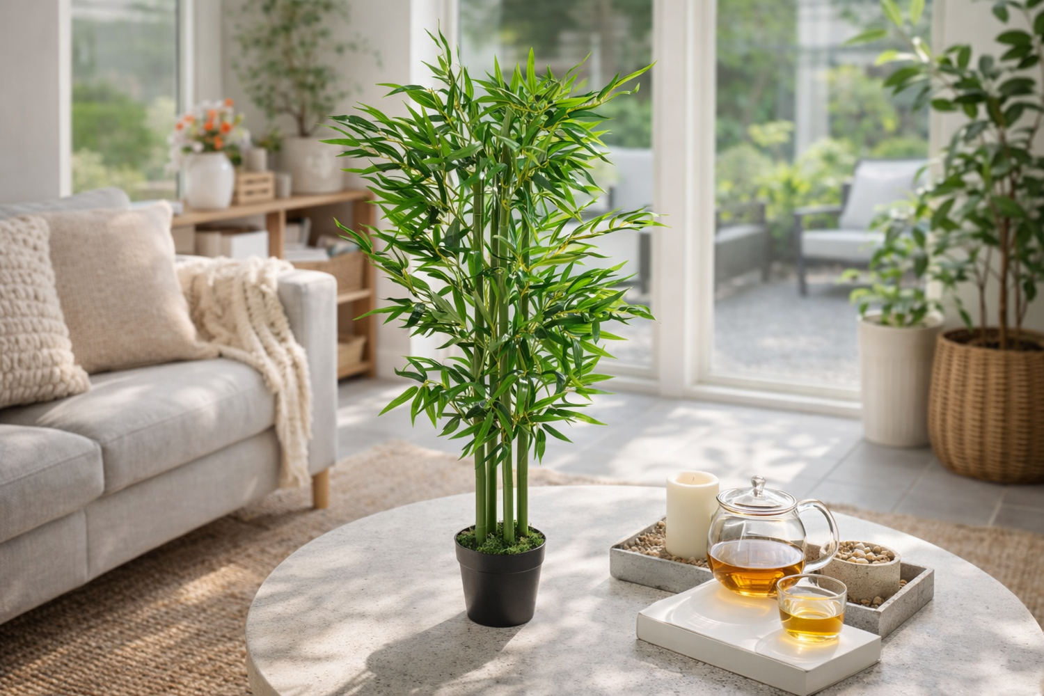 How Greenery Balances Interior Colour Schemes