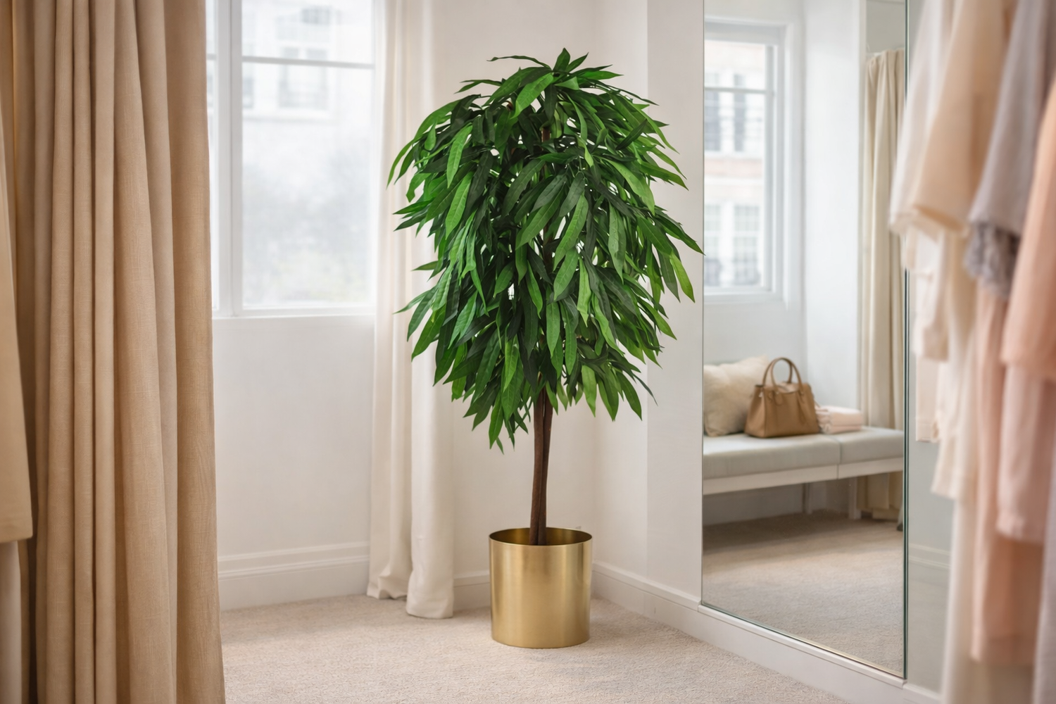 Decorating Empty Spaces with Artificial Plants