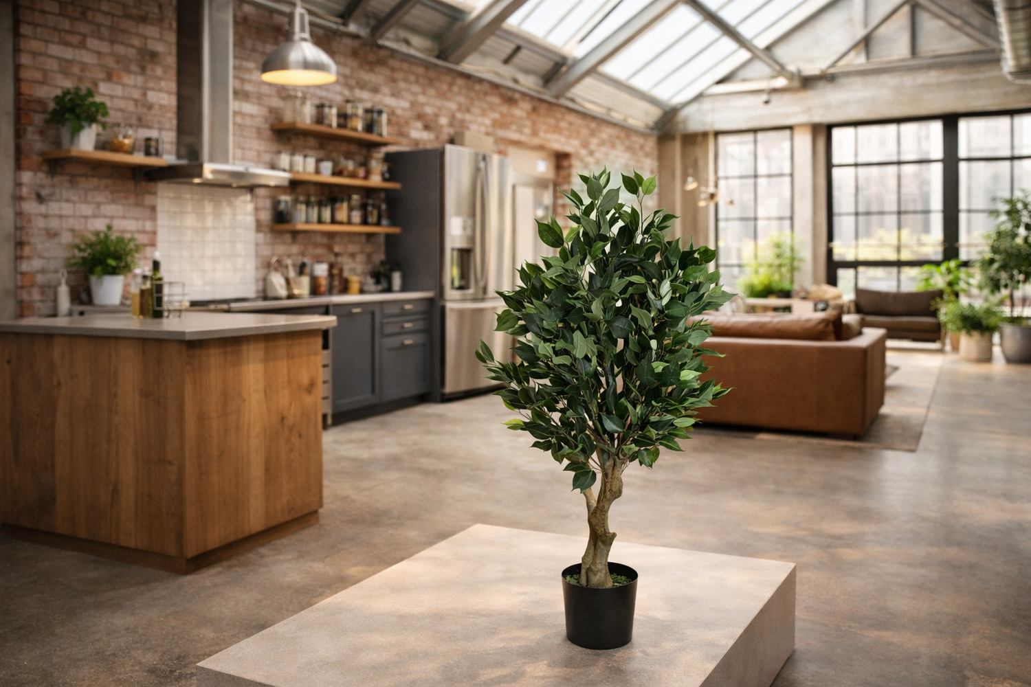Using Artificial Plants as Focal Points in a Room