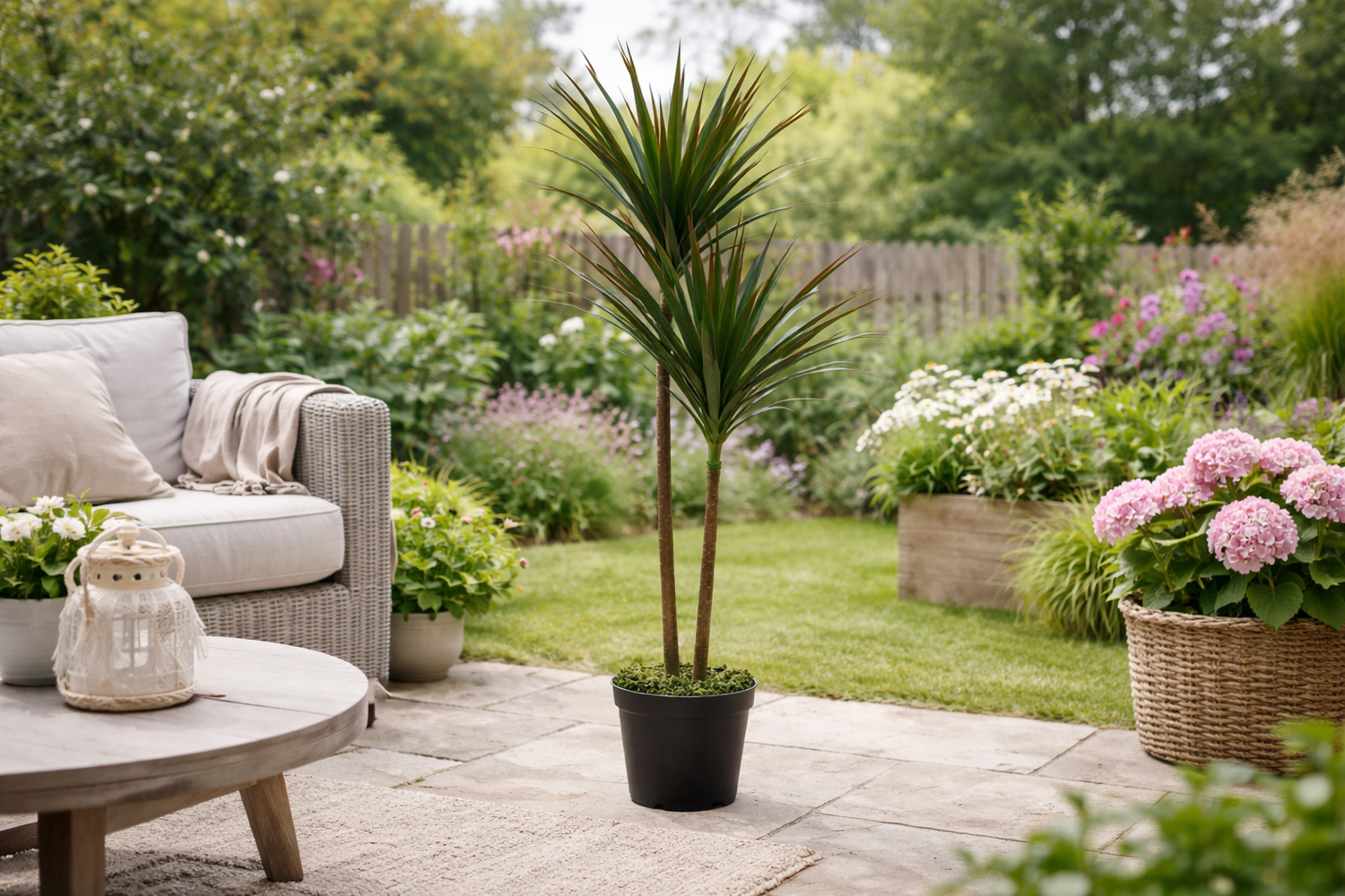 Outdoor Artificial Plants UK: Garden and Patio Ideas