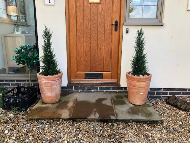 Customer Photo - Artificial Cedar Trees