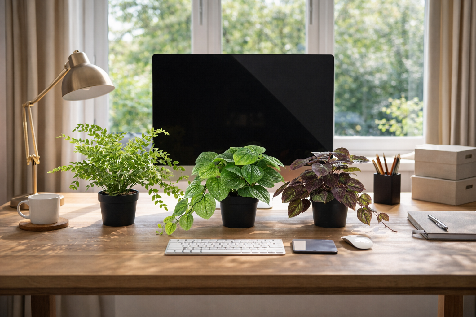 Artificial Desk Plants
