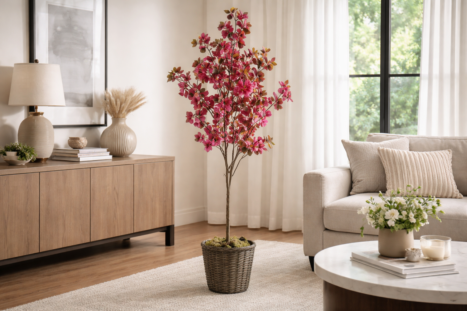 Artificial Flowering Trees