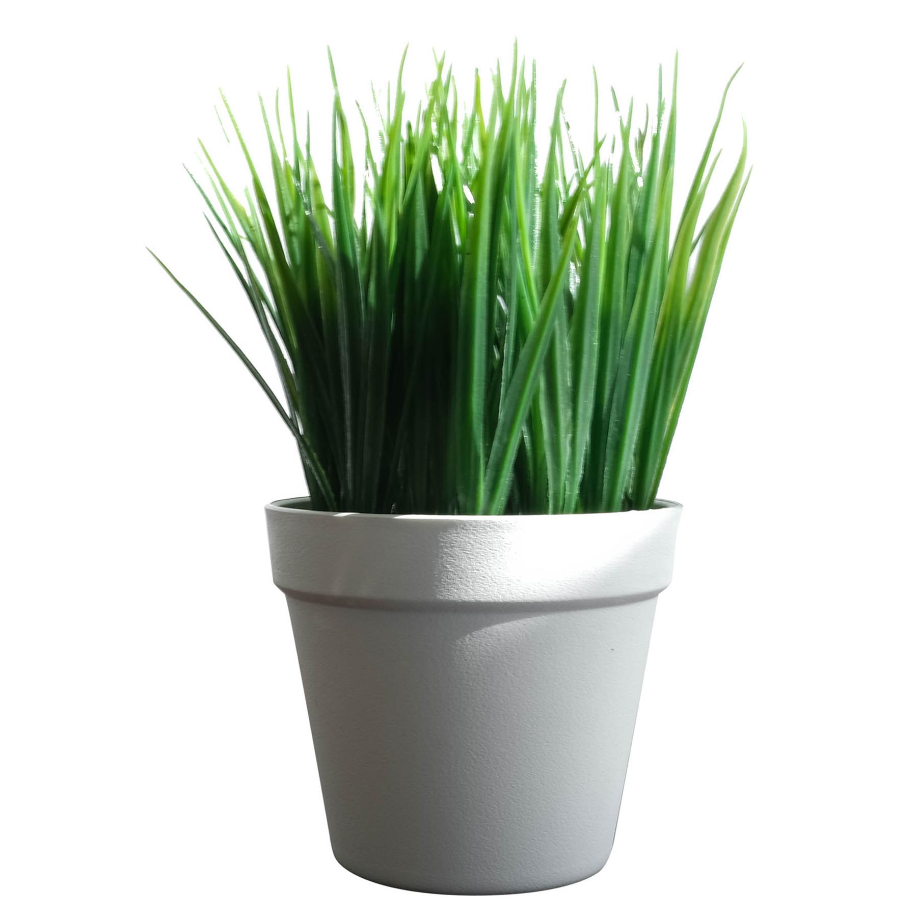 22cm Artificial Grass Plant Potted Mini Display