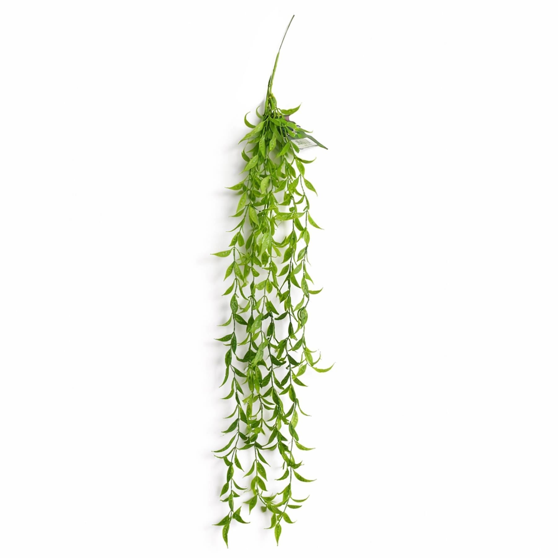 Plante tombante artificielle de 90 cm en forme de vigne à feuilles, verdure artificielle en cascade