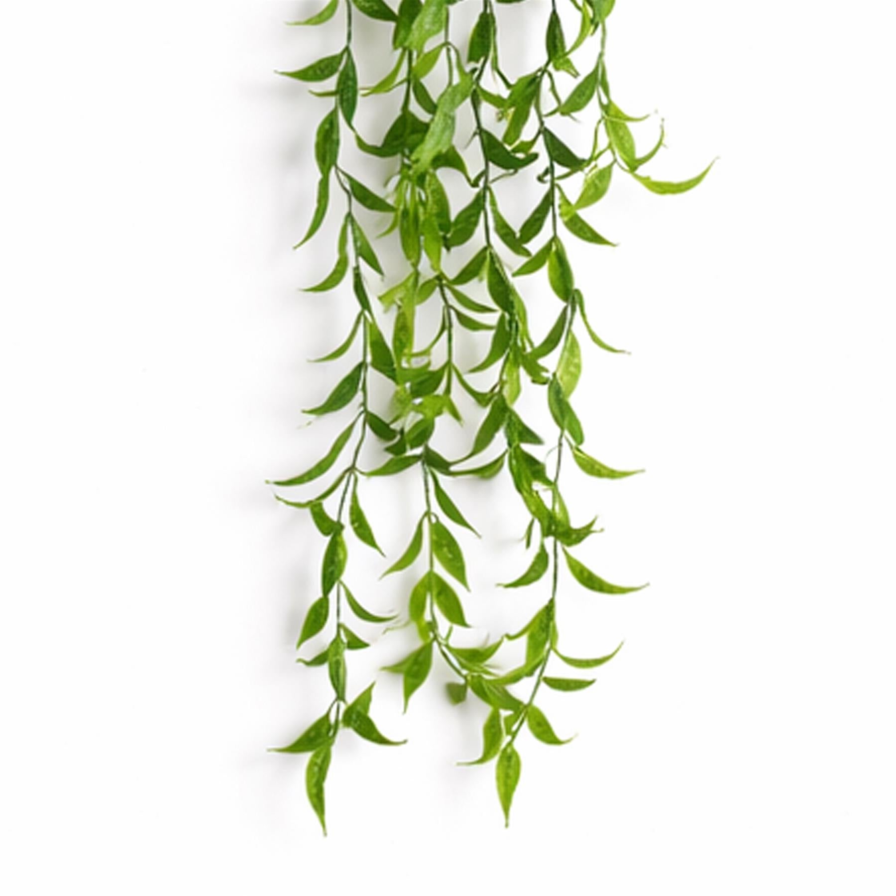 Plante tombante artificielle de 90 cm en forme de vigne à feuilles, verdure artificielle en cascade