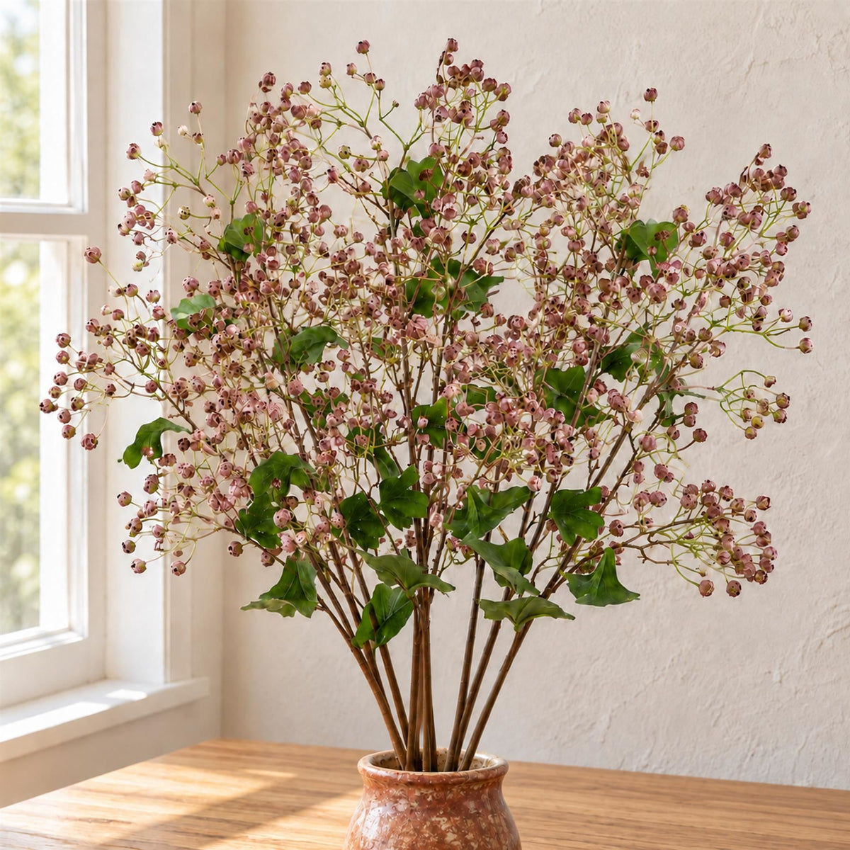 86cm Artificial Daphne Berry Spray