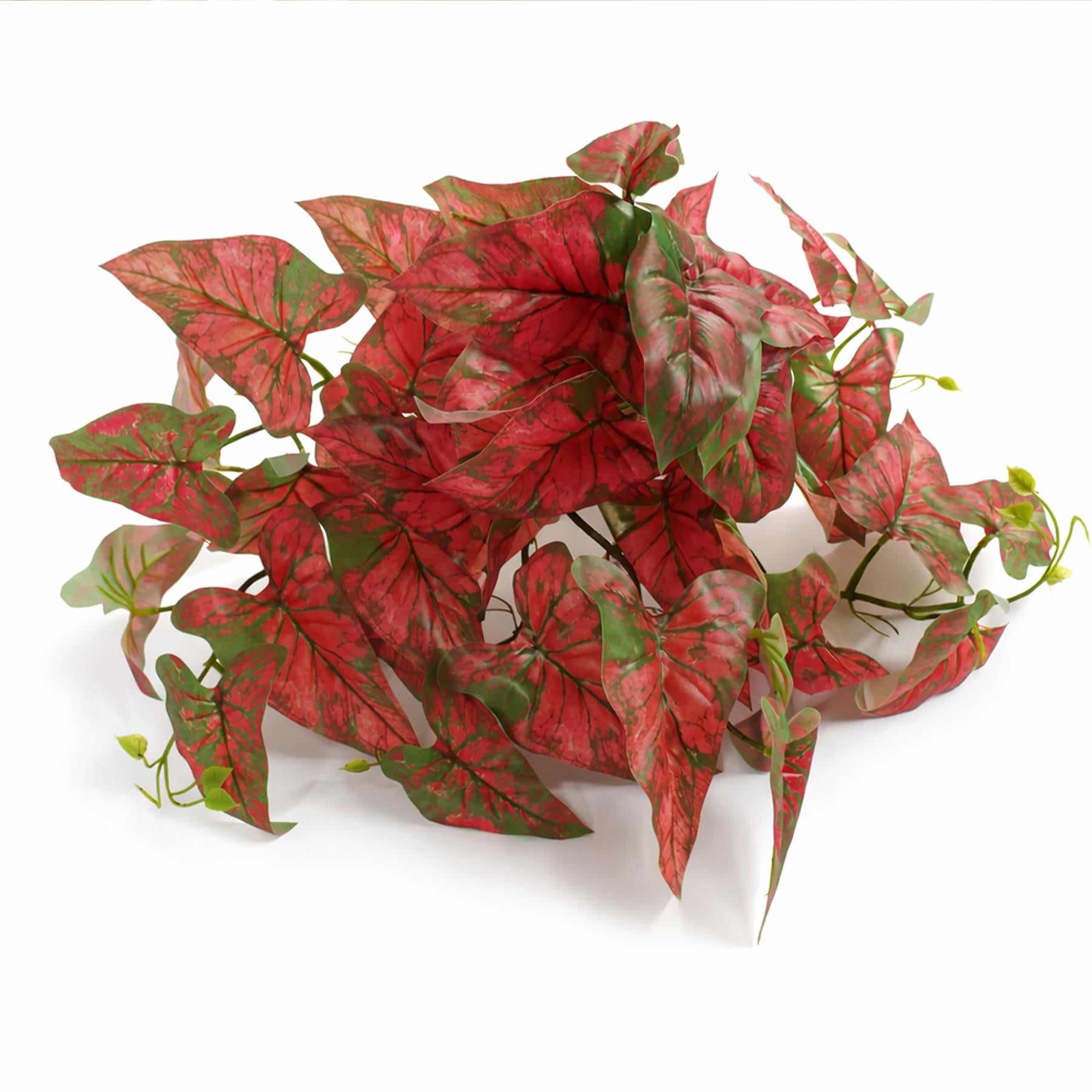 30cm Künstliche Hängende Rote Caladium