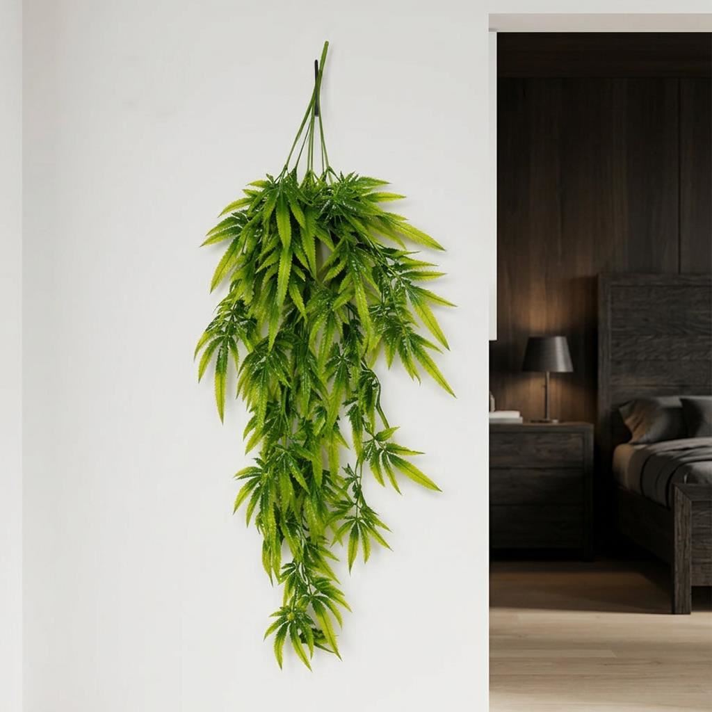 70cm Künstliche Hänge-Farnpflanze Hängendes Kunstgrün