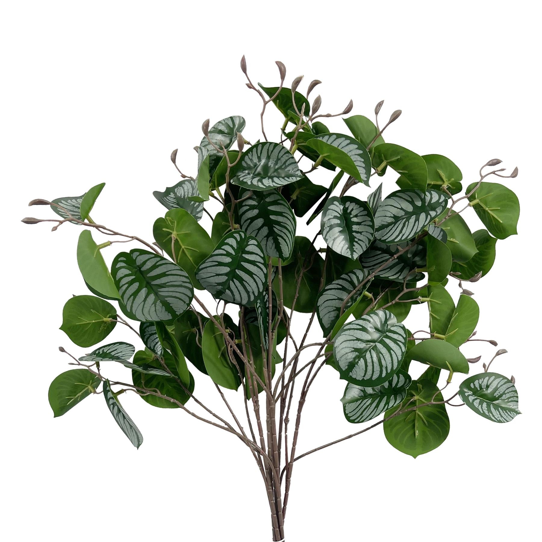 70cm Artificial Zebra Foliage Stem Spray