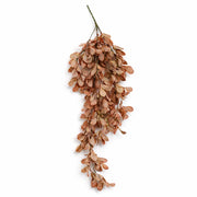 70cm Artificial Trailing Leaf Spray Stem - Dusty Orange - Single Plant