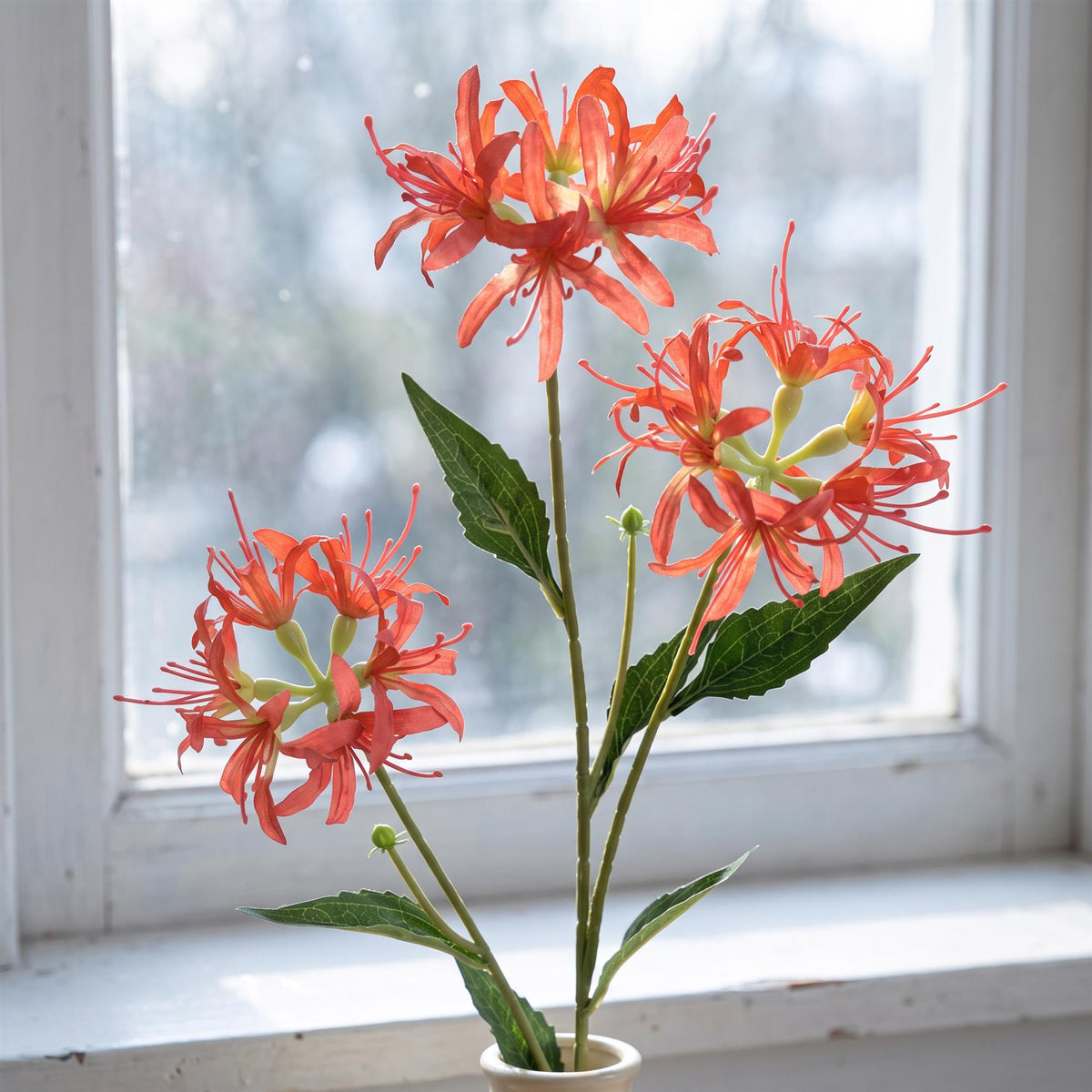 72cm Artificial Spider Lily Flower Stem