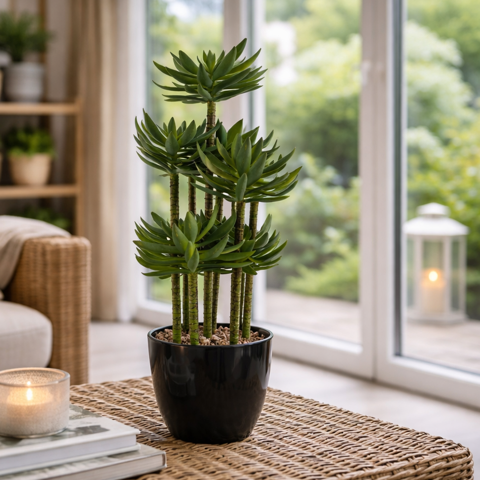 60cm Artificial Tropical Yukka in Planter