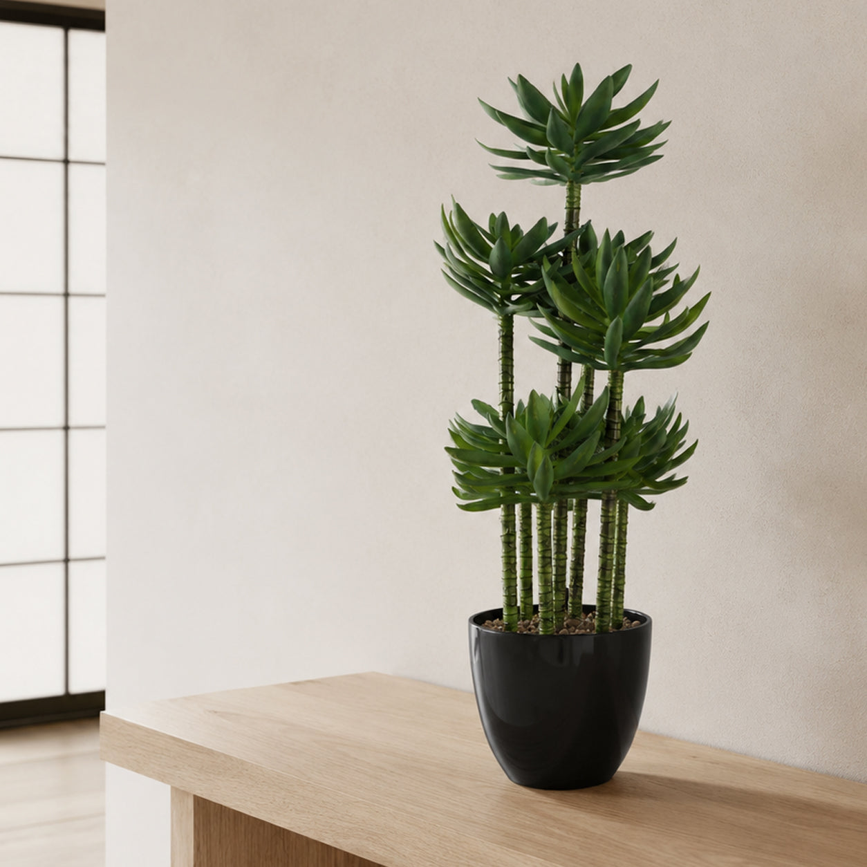 60cm Artificial Tropical Yucca in Planter