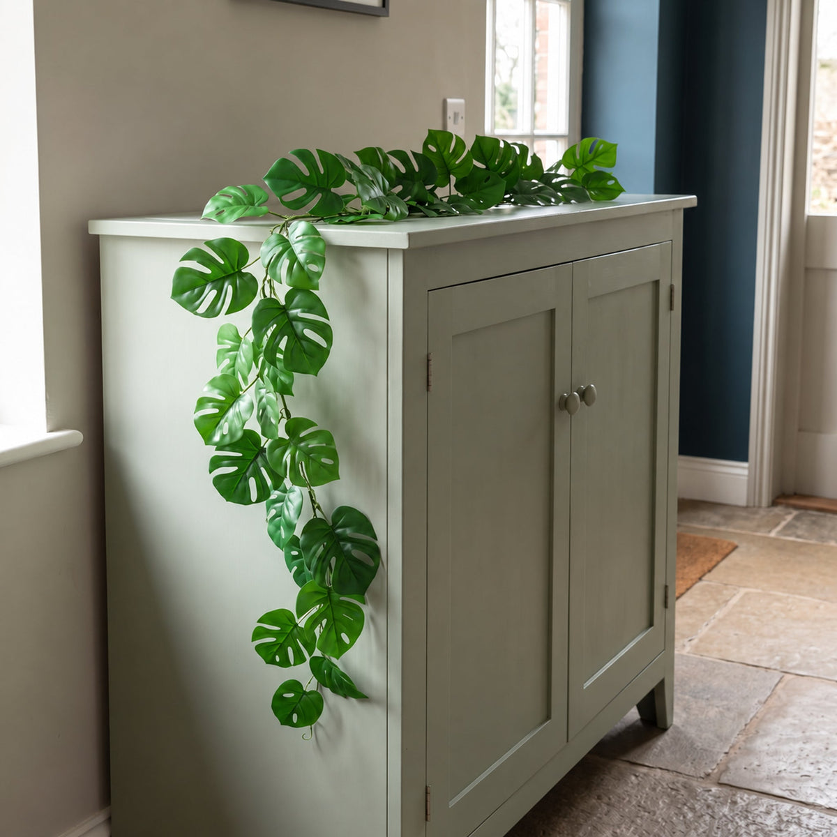 180cm Artificial Hanging Trailing Monstera Plant