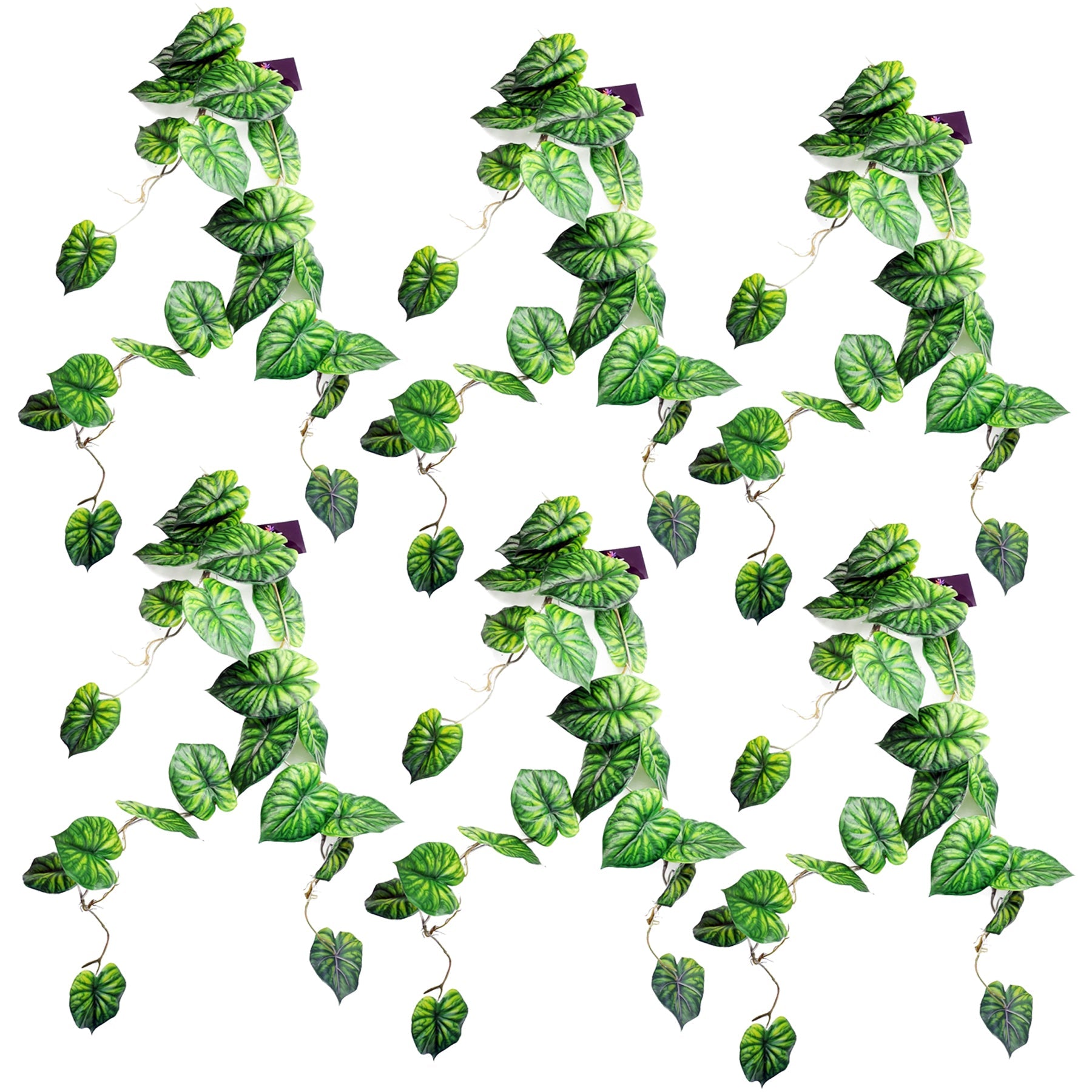 120cm Artificial Hanging Trailing Plant Alocasia Dragon Scale