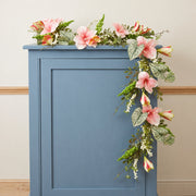 180cm Artificial Hanging Trailing Pink Lily Plant Garland