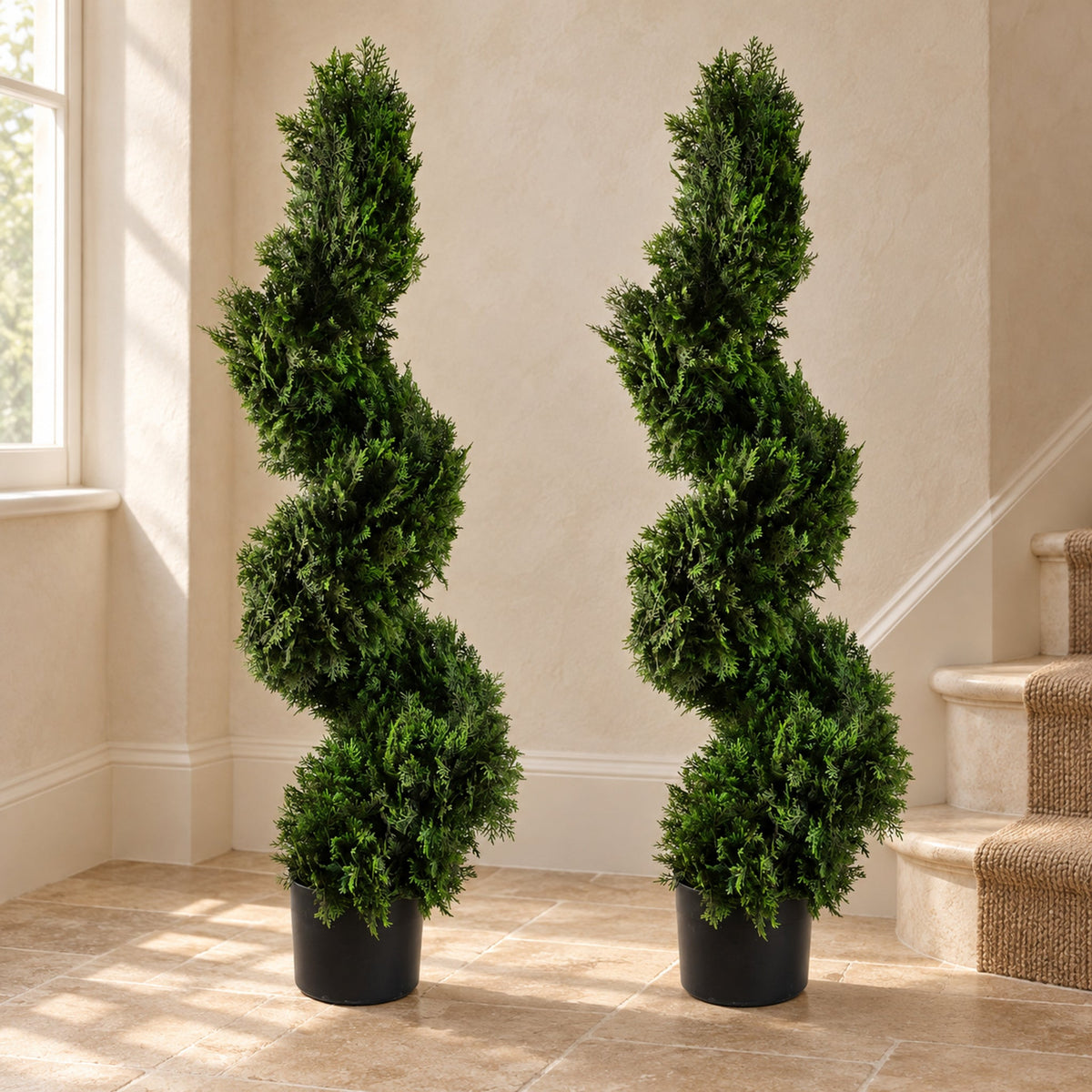 120cm Spiral Cedar Tree Artificial Topiary