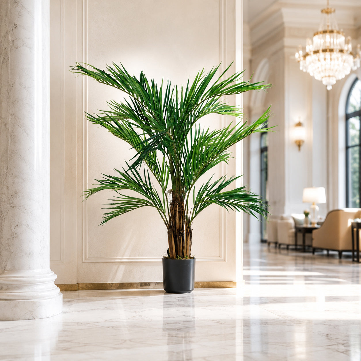 150cm Areca Palm Natural Artificial Tree
