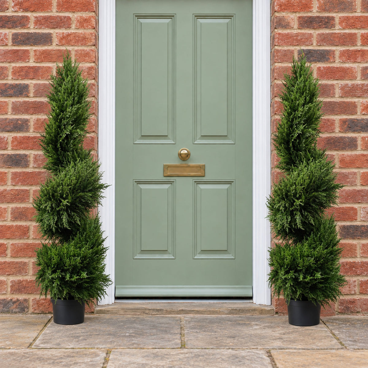 120cm Spiral Cypress Artificial Tree UV Resistant Outdoor