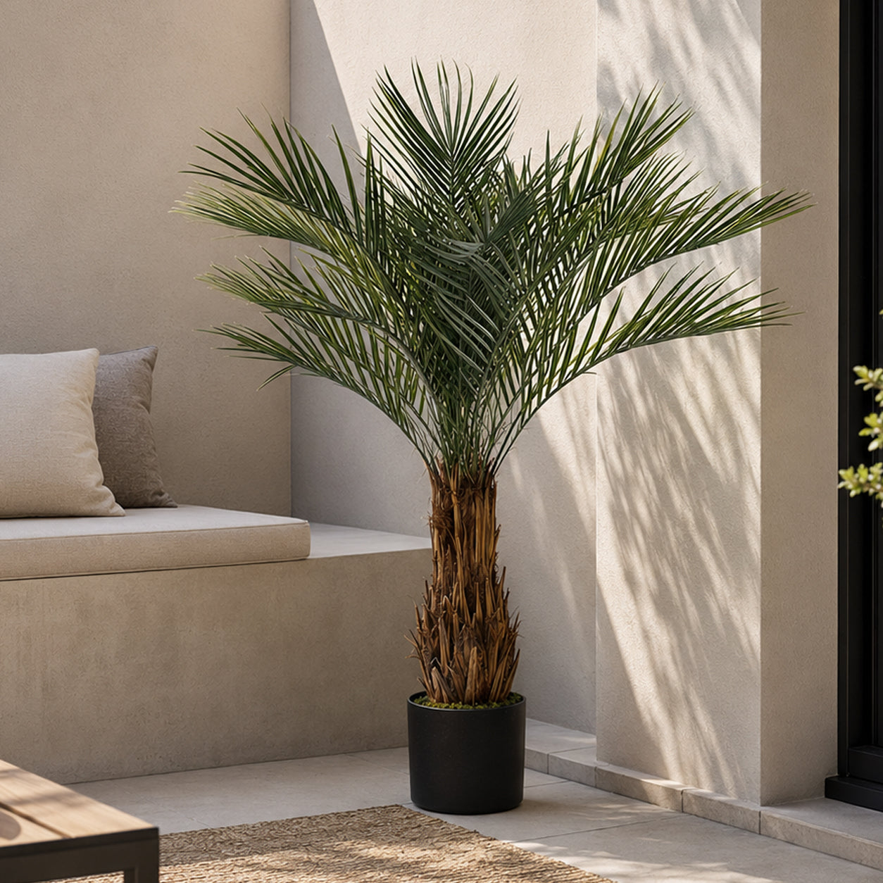 120 cm künstliche Cycas-Palme, UV-beständig, für den Außenbereich