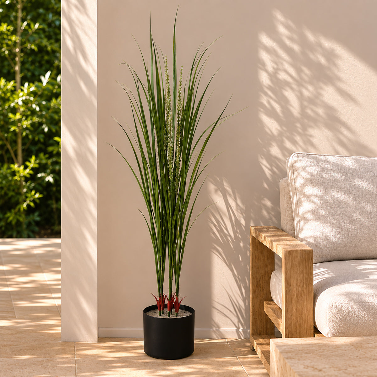 90 cm UV-beständige künstliche Gras-Pflanze