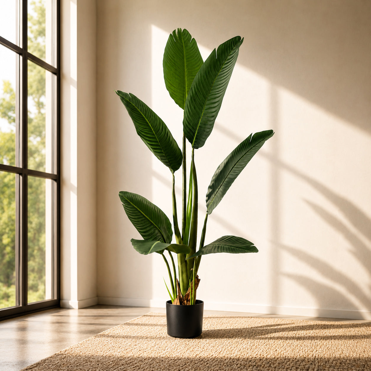 120cm UV Resistant Artificial Traveller Banana Palm Tree