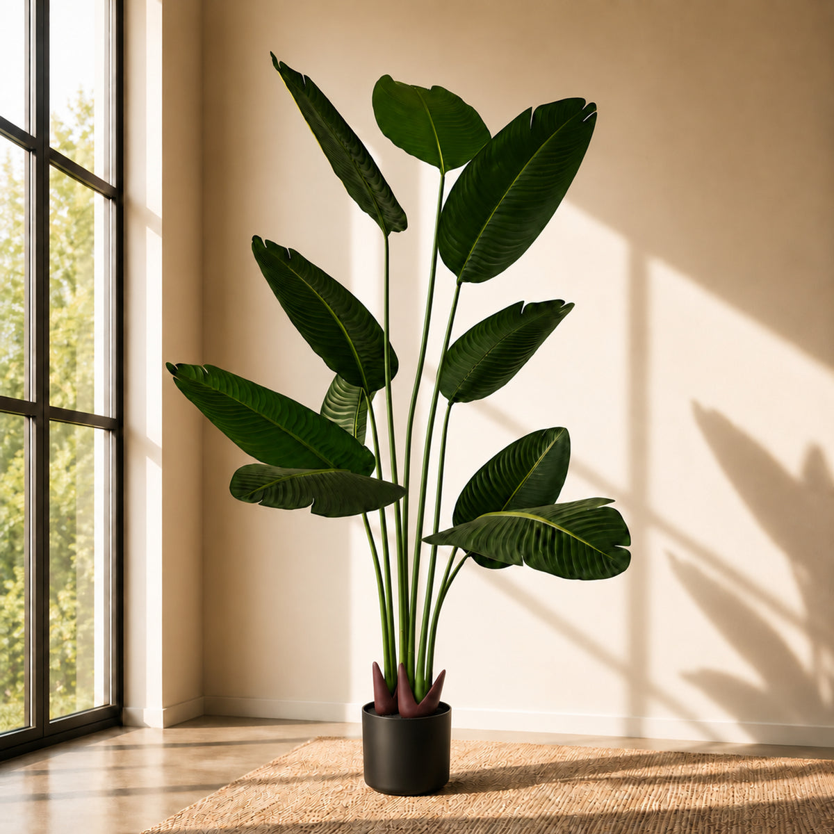 150cm UV Resistant Artificial Traveller Banana Palm Tree