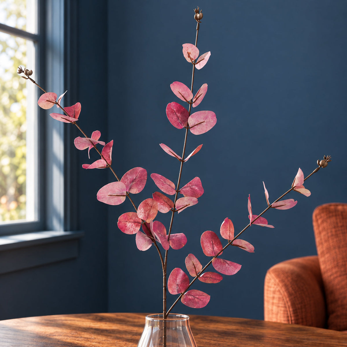Faux Artificial Eucalyptus Foliage Stems