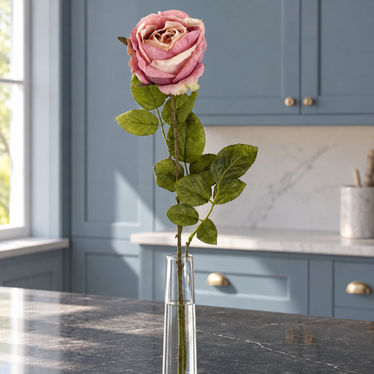 70cm Artificial Realistic Faux Rose