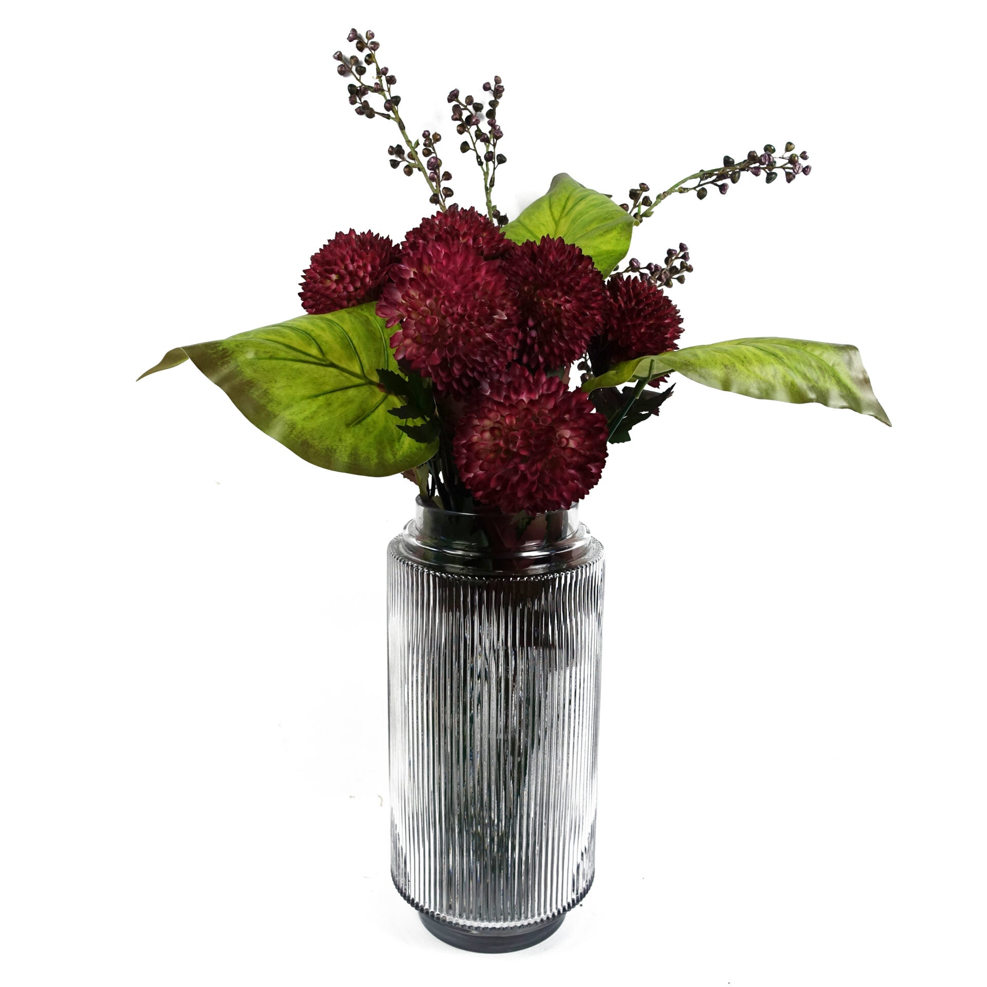 70cm Large Ball Dahlia Artificial Flower Stem Faux