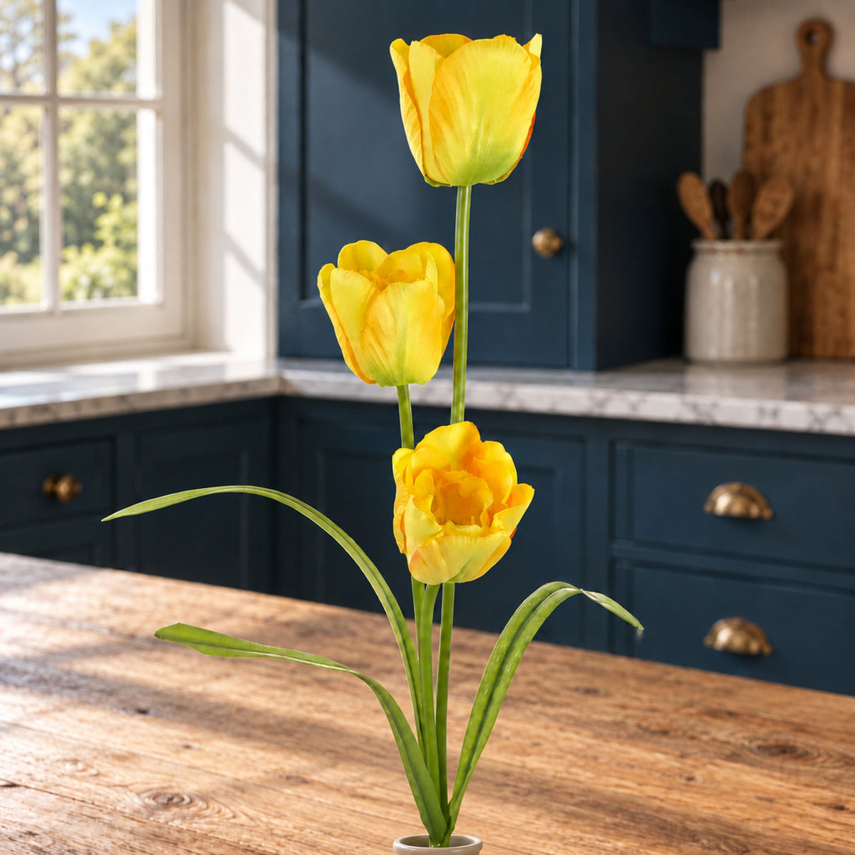 80cm Artificial Tulip Faux Stem