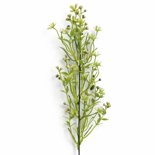 48cm Künstlicher Beerenblütenzweig, Kunstgrün für Blumenschmuck