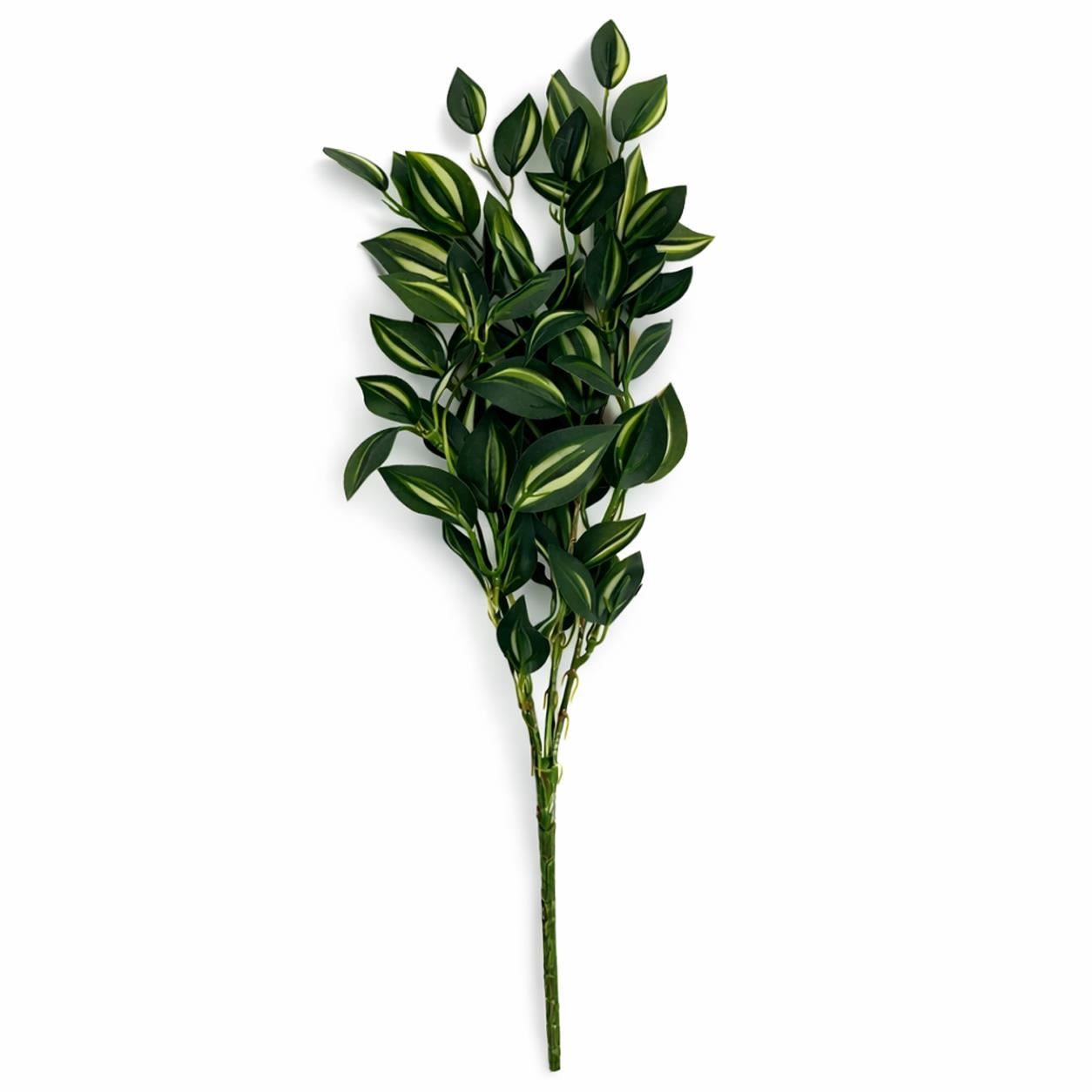 Tige de feuillage panaché artificiel 45cm