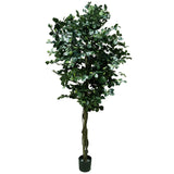 180cm Artificial Fire Retardant Black Olive Tree with 2925 Leaves and Natural Trunk