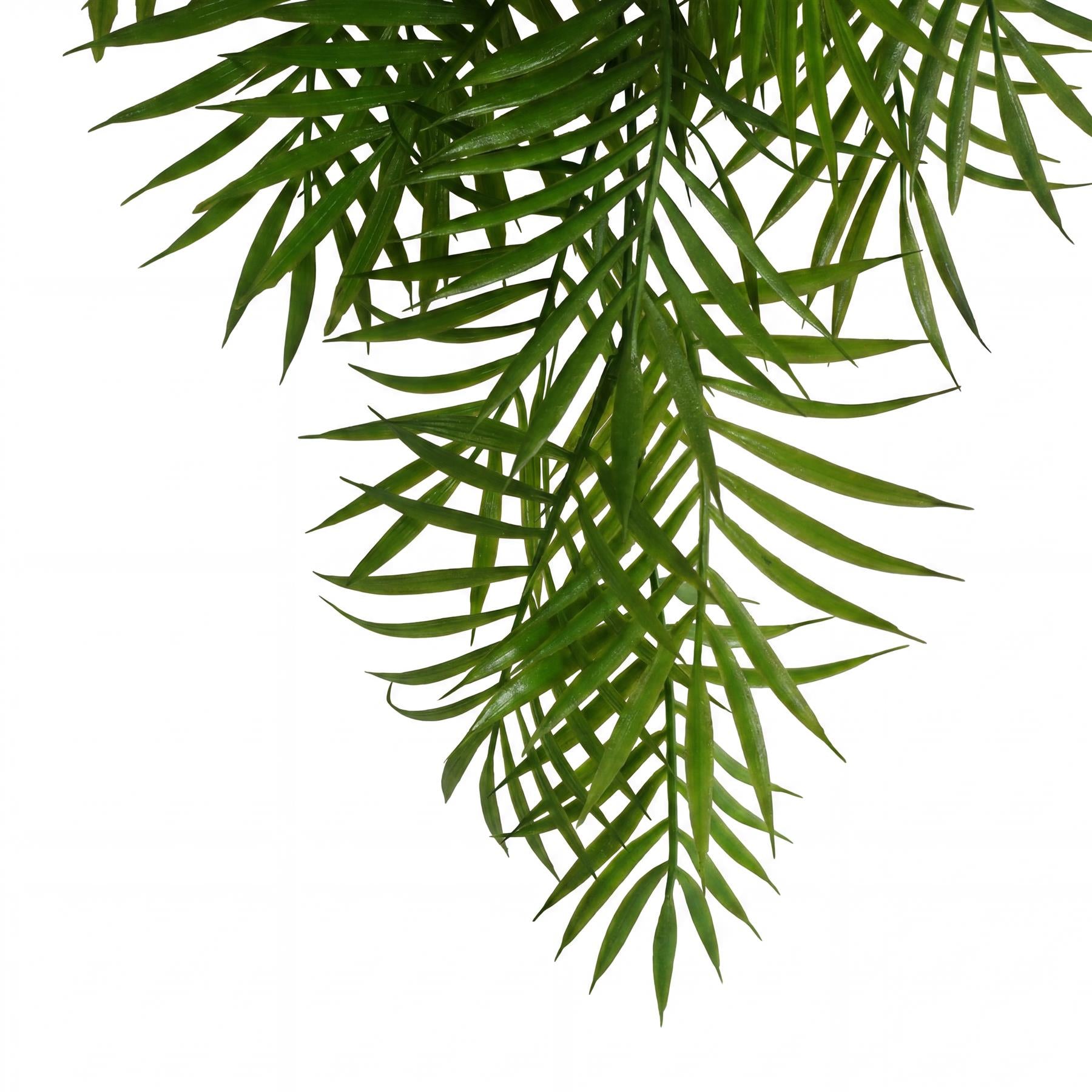 90cm Künstliche Hänge-Palmfarnpflanze, tropisches Kunstgrün