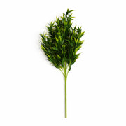 Tige de buisson de feuillage artificiel en feuilles de laurier de 75 cm