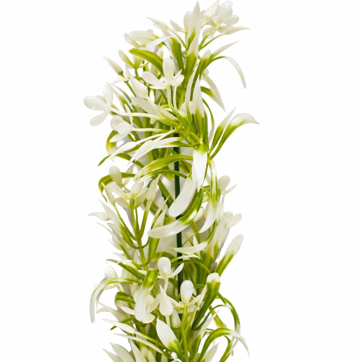 48cm Künstlicher weißer Blütenzweig