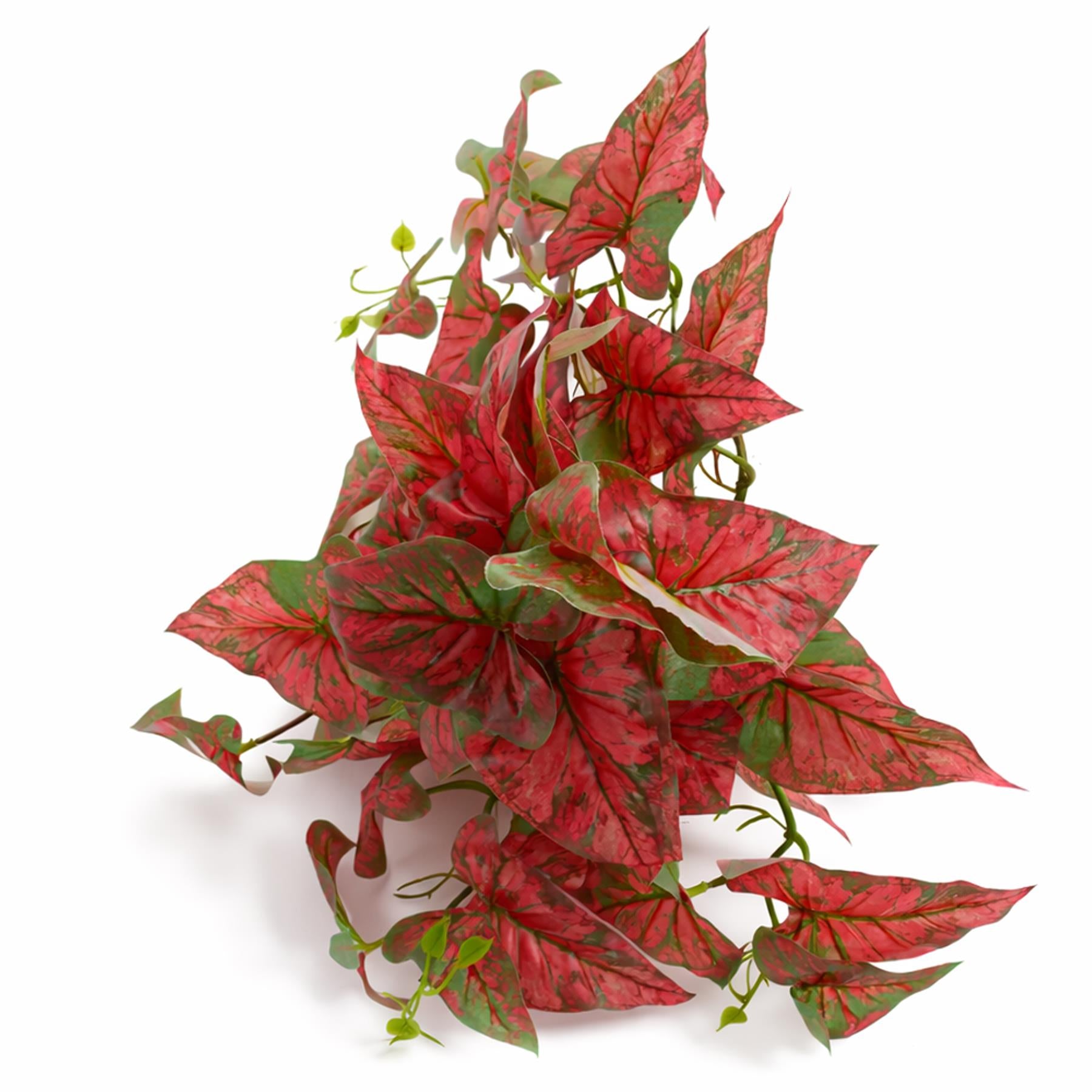 30cm Künstliche Hängende Rote Caladium