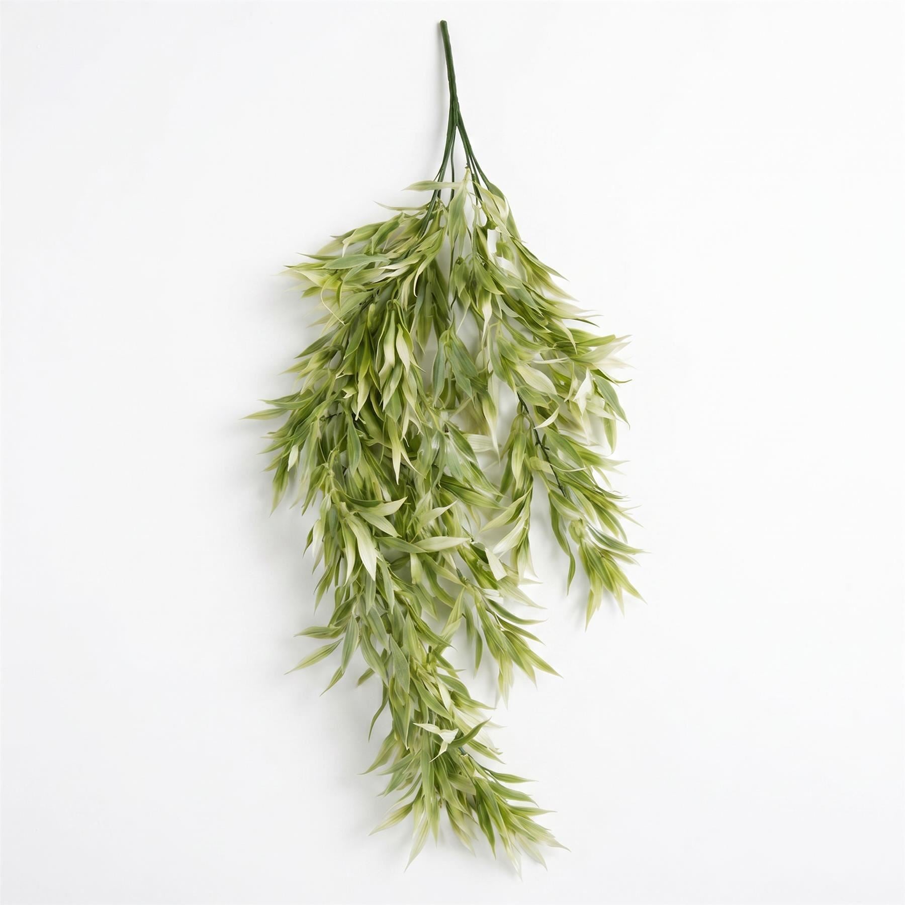 80 cm künstliche italienische Ruscus-Hängepflanze mit realistischem Laub – hellgrün