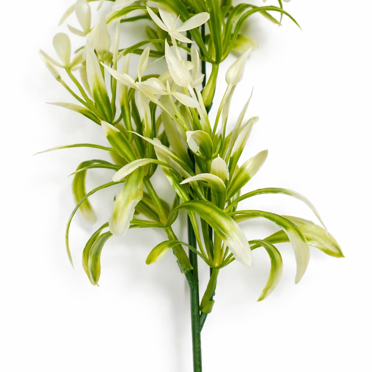 48cm Künstlicher weißer Blütenzweig